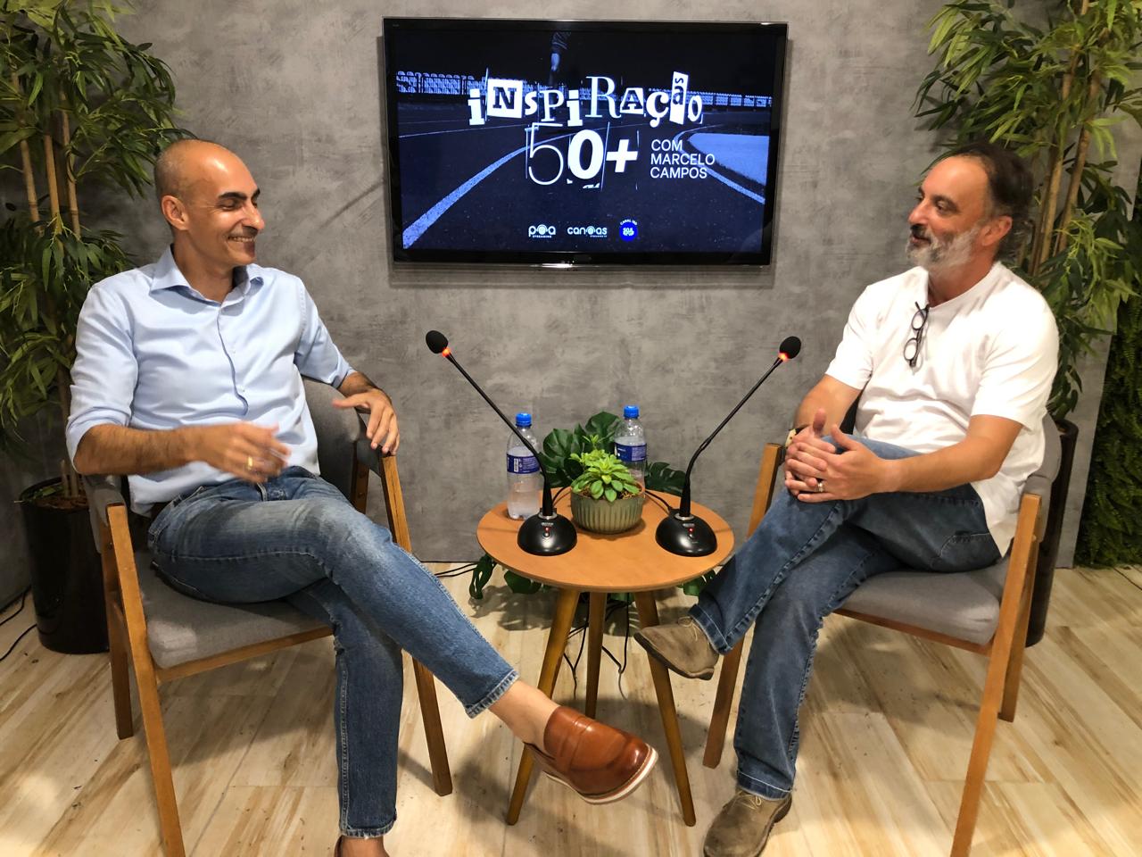 Podcast Inspiração 50+ com Marcelo Campos